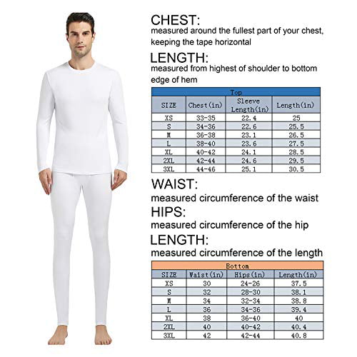 Starlemon Thermal Underwear for Men Ultra Soft Fleece Lined Thermal Winter Base Layers Long Johns Set