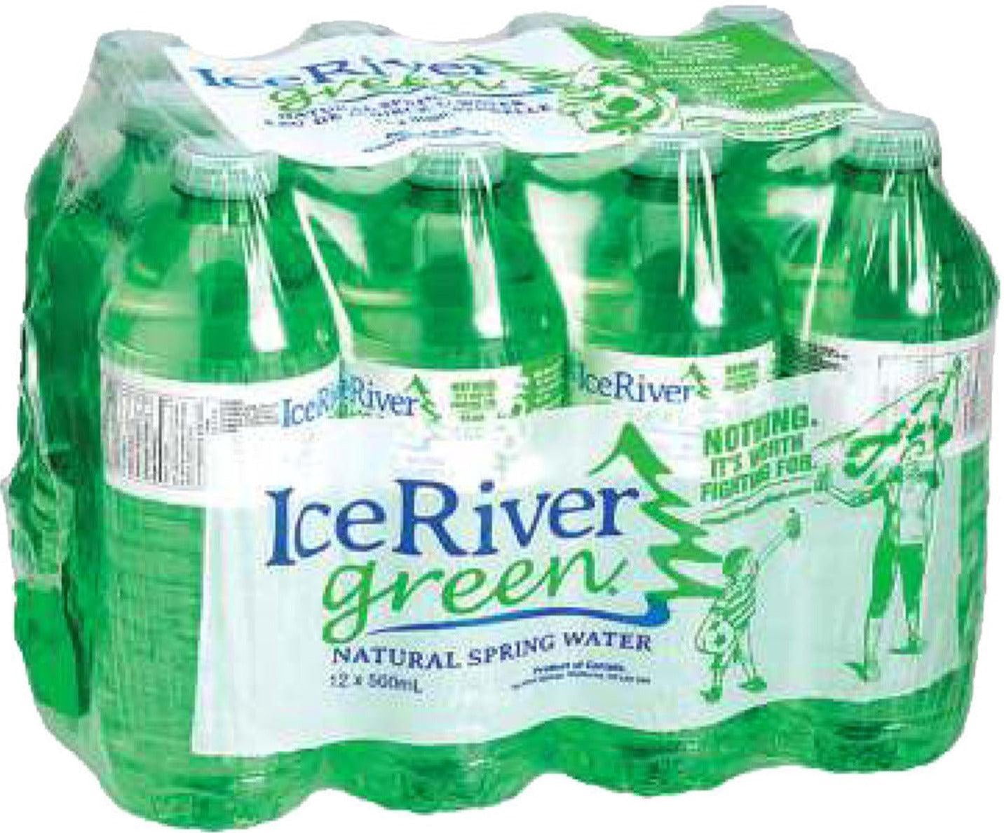 Ice River Green Bottle Co Eau de source naturelle 24x500ml