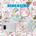 thumbnail image 3 of Desk Mat, Pink Kawaii Rabbit Extended Gaming Mouse Pad Large, 35.4"x15.7" Big Mouse Pad with Non-Slip Base and Stitched Edge, Long Computer Keyboard Mouse Mat for Home Office Work, 3 of 6