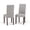 Cloud Gray, variant on Simpli Home Acadian Parson Dining Chair (Set of 2) in Stone Grey