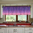 thumbnail image 3 of Yayeee Kitchen Curtains Tier Set of 2 Light Filtering 57"x24" Over Sink Window Panels, Gradient Love, 3 of 7