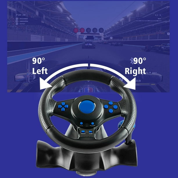 Volante De Carreras Volante de carreras, doble embrague, Control de lanzamiento, ordenador, USB, volante de coche DQrwqpou Para estrenar