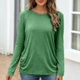 thumbnail image 5 of Ruimatai Womens Casual Tops Crew Neck Raglan Long Sleeve Loose Basic Pullover Blouses, 5 of 9