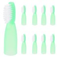 thumbnail image 1 of 10Pcs Small Toothbrush Prison Assorted Color Plastic Nylon Teeth Cleaning Large Grip Inmates, 1 of 5