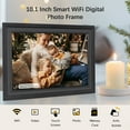 thumbnail image 4 of Andoer 10.1-Inch WiFi Digital Photo Frame Cloud Digital Picture Frame TFT Screen Touch Control 16GB Storage Auto Rotation Share Photos via APP with Backside Stand Perfect Gift for Friends and Family, 4 of 9
