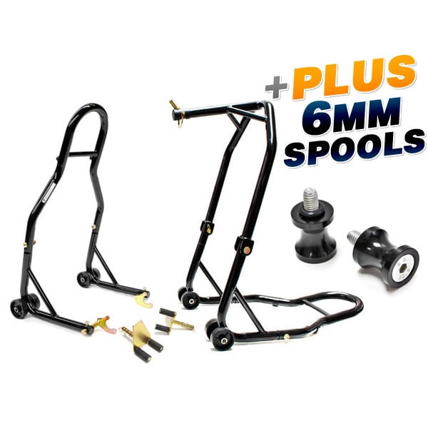 Venom Motorcycle Front Triple Tree & Rear Swingarm Spool Lift Combo