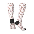 thumbnail image 4 of Daiia Sports Socks Red Fox Printed Novelty Crew Socks for Men Women Knee High Socks Cotton Socks Soft & Breathable Support Unisex Socks, 4 of 9