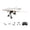 A, variant on MYUNNIL RC Paper Airplane Kit, Creative Complete Foldable Electric Remote Control Plane with Gyro Stabilizer, 3 x 3" Whimsical Micro Fixed Wing Drone for Beginner, (Two Electrics)