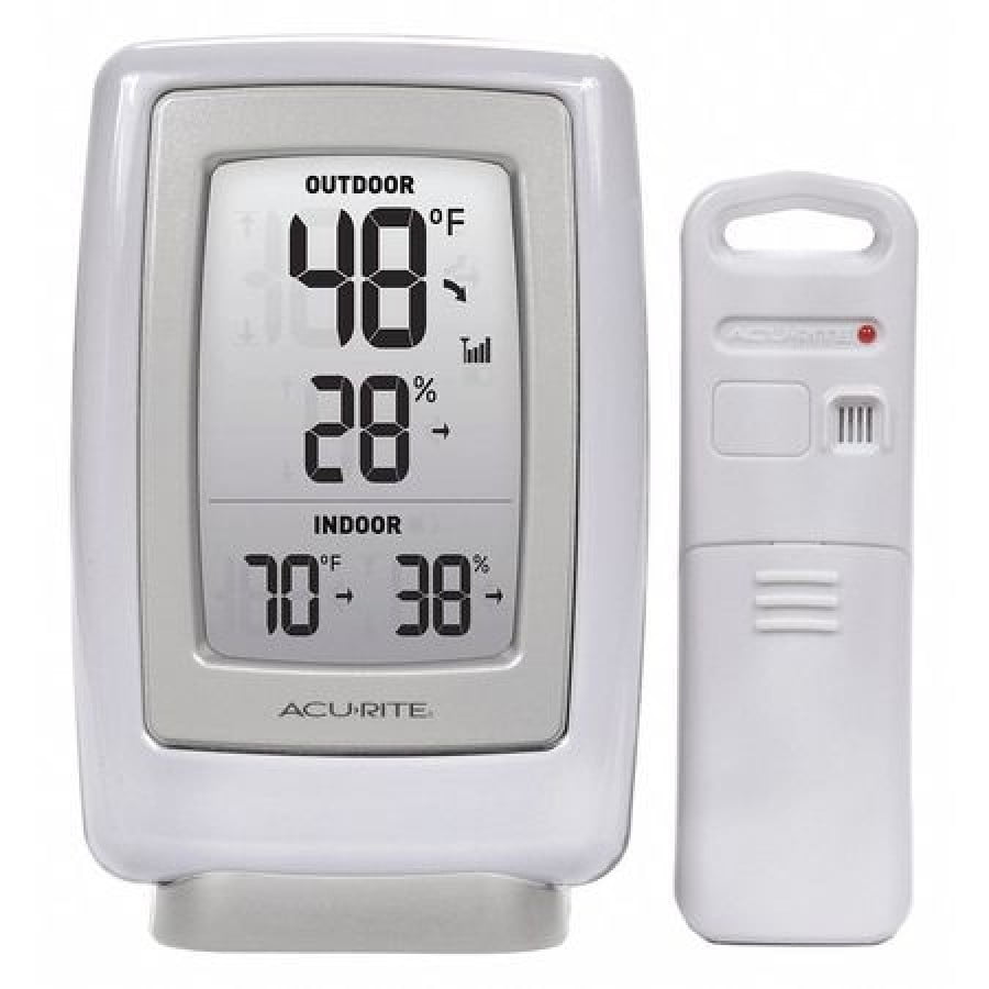 ACURITE 00611A3 Digital Thermometer,413/16" H,31/2" W,40 to 158 Deg.