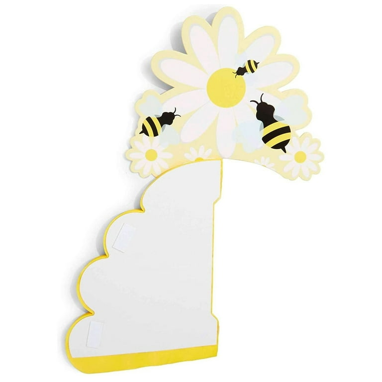Sparkle and Bash 3-Pack Yellow Bumble Bee Honeycomb Centerpiece for Baby  Shower Party Table Decorations 11