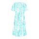 thumbnail image 5 of Vestido Corto de Verano Moda Gradiente Corto de Manga en V Cuello Vestido Casual, Poliéster Ligero de Verano, Lavado de Manos, 5 of 7