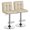 Khaki, variant on Sunshen Bar Stools Set of 2, Adjustable PU Leather Swivel Barstools, Modern Counter Stools with Back and Footrest for Bar, Kitchen, Dining Room, Khaki