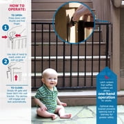 Cardinal Gates Outdoor Safety Gate - Black