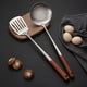 thumbnail image 3 of Espátula de acero inoxidable 304 Pala para freír espesa Utensilios de cocina para chef Cuchara para freír Pala para freír Cuchara para sopa de mango largo para el hogar Utensilios de cocina, 3 of 3