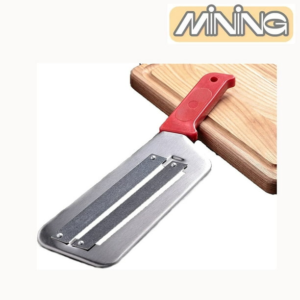 Vegetable Slicer Double 2 Slice Blade Slicing Knife Fish Scale Cleaner