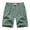 Army Green, variant on Chiccall Mens Quick Dry Workout Shorts with Zipper Pockets Summer Solid Lightweight Drawstring Elastic Waist Shorts Blue