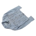 thumbnail image 4 of Chaqueta de mujer Nikou corte entallado cuello vuelto manga larga informal azul claro XL, 4 of 15