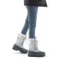 thumbnail image 7 of Pennysue Women's Mid-Calf Snow Boots White Warm Faux Fur Lined Winter Boots Insulated 10M, 7 of 7