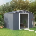 thumbnail image 1 of Relyard 6x8 Metal Outdoor Storage Garden Shed, 1 of 5