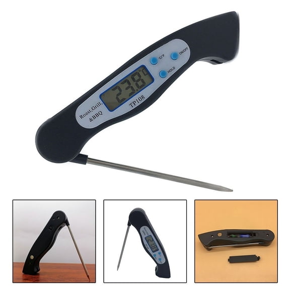 BCLONG Digital Thermometer with Probe Meat Oven for Instant Read Backlit Display