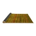 thumbnail image 2 of Ahgly Company Indoor Square Abstract Yellow Contemporary Area Rugs, 3' Square, 2 of 4