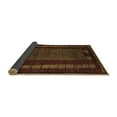 thumbnail image 2 of Ahgly Company Indoor Round Oriental Brown Modern Area Rugs, 5' Round, 2 of 4