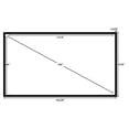 thumbnail image 7 of STR-169135 Silver Ticket, 135" 16:9 4K / 8K Fixed Frame Projector Screen, White Material, 7 of 7