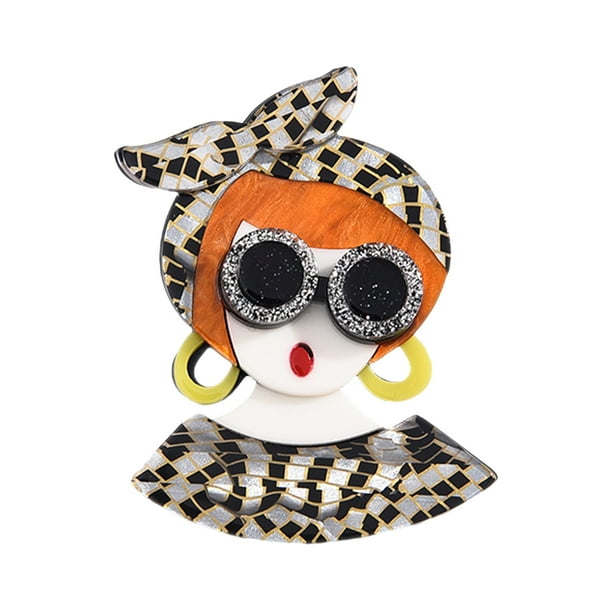 Broche de chicas broche insignia decorativa camisa de alfiler de la solapa de solapa de moda decoración de ropa de broche