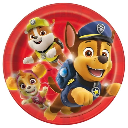 Paw Patrol Paper Dessert Plates, 7in, 8ct