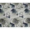 thumbnail image 4 of oneOone Polyester Spandex Light Gray Fabric Florals Diy Clothing Quilting Fabric Print Fabric By Yard 56 Inch Wide, 4 of 4