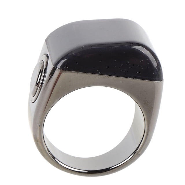 Digital Finger Smart Counter, Smart Rings AI, 9999 Counts, 15 Days Battery, Reminder, Zinc Alloy Material, Black