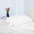 thumbnail image 6 of PiccoCasa 2Pcs Microfiber Duvet Cover Set with Pillowcase, Twin White, 6 of 7