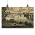 thumbnail image 2 of Print: The Upper Falls Of The Genesee At Rochester, New York, From The, 2 of 4