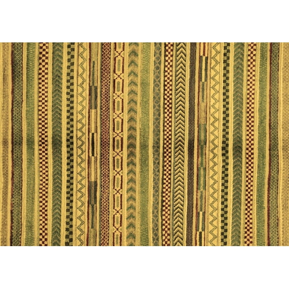 Ahgly Company Indoor Rectangle Southwestern Brown Country Area Rugs, 2' x 3'