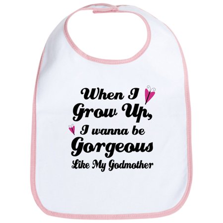 

CafePress - Gorgeous Like My Godmother Bib - Cute Cotton Cloth Baby Bib Toddler Bib