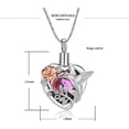 thumbnail image 2 of Crystal Hummingbird Urn Necklace for Ashes Crystal Cremation Jewelry w/Funnel Filler Keepsake Memory Jewelry for Women Girls, 2 of 7