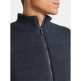thumbnail image 3 of Free Assembly Men's Zip Front Quilted Sweater Vest , Sizes XS-3XL, 3 of 4