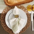 thumbnail image 4 of Gold Napkin Ring, Napkin Rings Set of 12, Beaded Napkin Holders, Round Napkin Rings Bulk for Christmas Party Decoration, Dinning Table, Everyday, Family Gatherings - Set Your Table with Style - Gold, 4 of 8