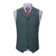 thumbnail image 1 of Camiseta sin mangas con cuello vuelto para hombre, de color liso, sin mangas, con múltiples bolsillos, cómoda y transpirable., 1 of 5