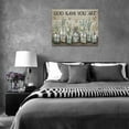 thumbnail image 6 of Farmhouse Bathroom Wall Decor Rustic Country Vase Flowers Bathroom Pictures Wall Art God Says You Are Canvas Print Artwork For Bathroom Living Room Kitchen Bedroom Framed 16"x12", 6 of 6