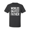 thumbnail image 2 of Wild Bobby,Worlds Okayest Father Gift for Father Dad Husband, Father's Day, Men Graphic Tees, Charcoal, Large, 2 of 3