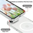 thumbnail image 2 of GAOBAO Magnetic Case for iPhone 16e / iPhone 17e, Compatible with MagSafe, Skin Feel Shockproof Anti-Fingerprint Protective Cover for 6.1", White, 2 of 7