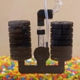 thumbnail image 1 of Flmtop Pro Practical Wall Mounted Aquarium Biochemical Sponge Filter Fish Tank Air Pump, 1 of 8