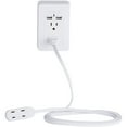 thumbnail image 2 of Hyper Tough 6' 16AWG 2-Prong Indoor Household Extension Cord, White, 2 of 10