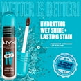 thumbnail image 5 of NYX Professional Makeup Lip IV Hydrating Lip Gloss & Lip Stain with Coconut Water, Esspresso Soak, 0.16 fl oz, 5 of 12