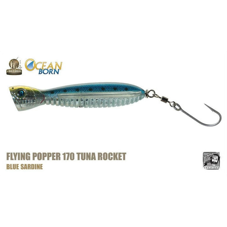 Ocean Born Flying Popper 170 Tuna Rocket Red Head 