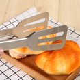 thumbnail image 4 of Acero inoxidable barbacoa cocina ensalada servir Tong utensilios de cocina herramientas (forma trapezoidal), 4 of 4
