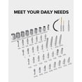 thumbnail image 3 of POPULO 4V Electric Screwdriver Kit,6 Torque Settings, Power Screwdriver Cordless Rechargeable with LED Work Light, 32 pieces Screwdriver Bits, 8 Sockets, Flex Hex Shaft, Bit Holders and Storage Box, 3 of 7