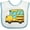 White and Blue, variant on Inktastic Cute School Bus Boys or Girls Baby Bib