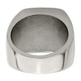 thumbnail image 4 of Solid Titanium Men's Casted Design Signet Wedding Band Ring Size 8.5, 4 of 7